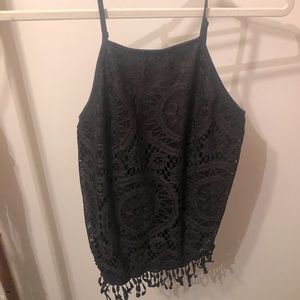 Black Lace Tank